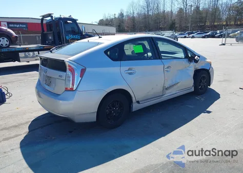 2012 Toyota Prius Two from USA, damaged, VIN JTDKN3DU6C5384916